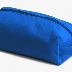 NECESSAIRE EM NYLON 600 COM ALÇA - AZUL