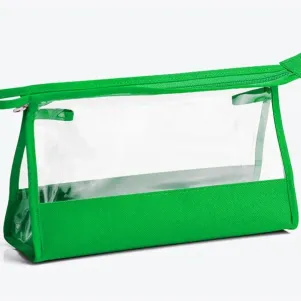 NECESSAIRE EM NYLON 600 PVC VERDE