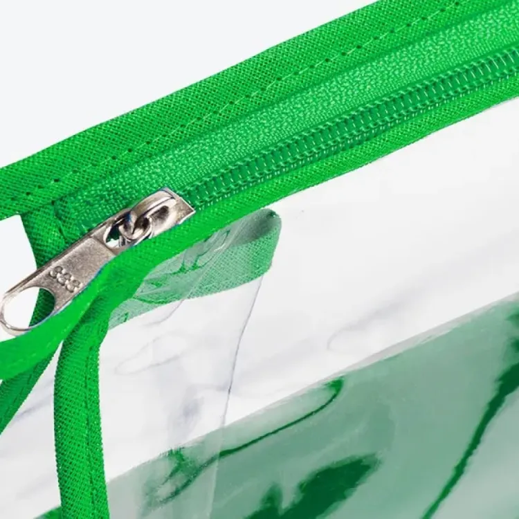 NECESSAIRE EM NYLON 600 PVC VERDE