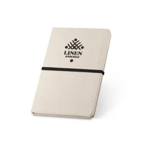 NERVAL. Caderno A5 em linho (230 g/m²) com folhas pautadas