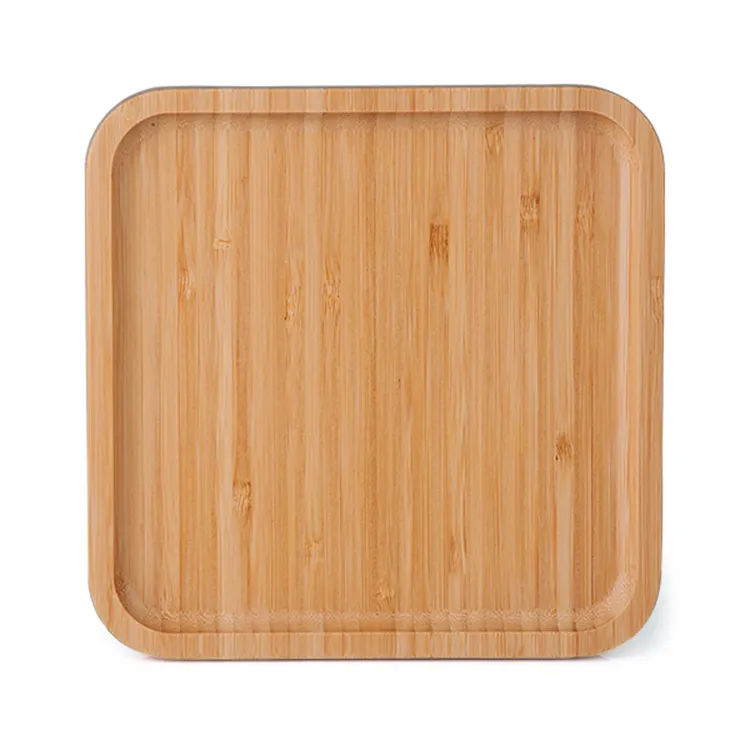 PETISQUEIRA EM BAMBU QUADRADA - 20X20X1,9CM