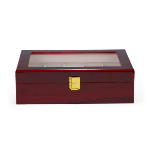 Porta-Relógios com 10 Divisórias