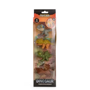 Kit Dinossauros Brinquedo 4 Peças