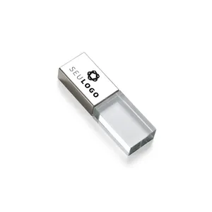 Pen Drive Vidro 4GB/8GB/16GB/64GB