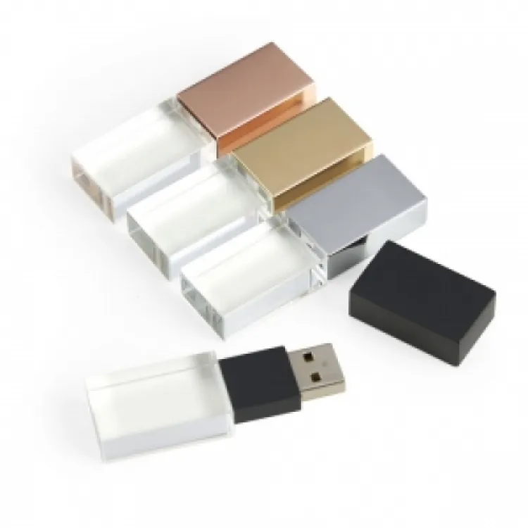 Pen Drive Vidro 4GB/8GB/16GB/64GB