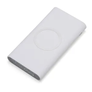 Power Bank 8000mAh com Carregamento via Indução ou via Cabo