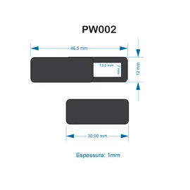 Miniatura de imagem do produto Protetor de Webcam 3×1,2cm