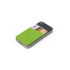 SHELLEY. Porta cartões para celular em silicone