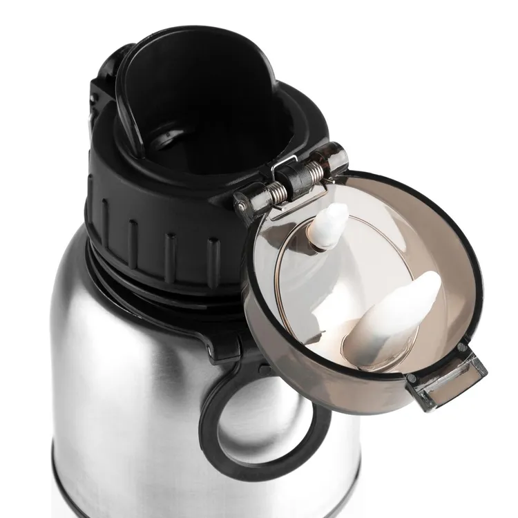 SQUEEZE FUMÊ REVESTIDO EM AÇO INOX - 750 ML