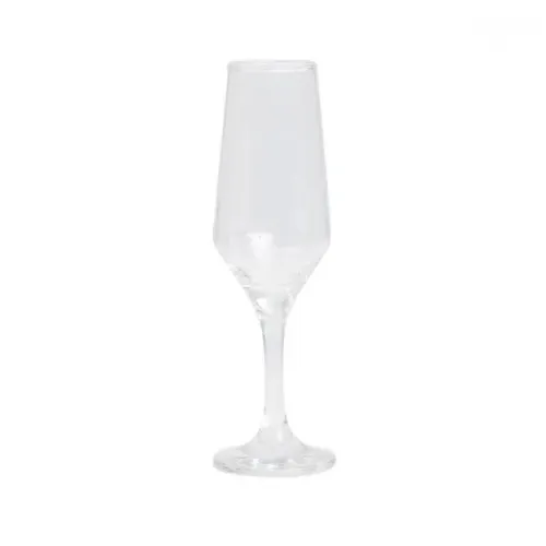 TAÇA DE VIDRO P/ CHAMPAGNE - 186 ML