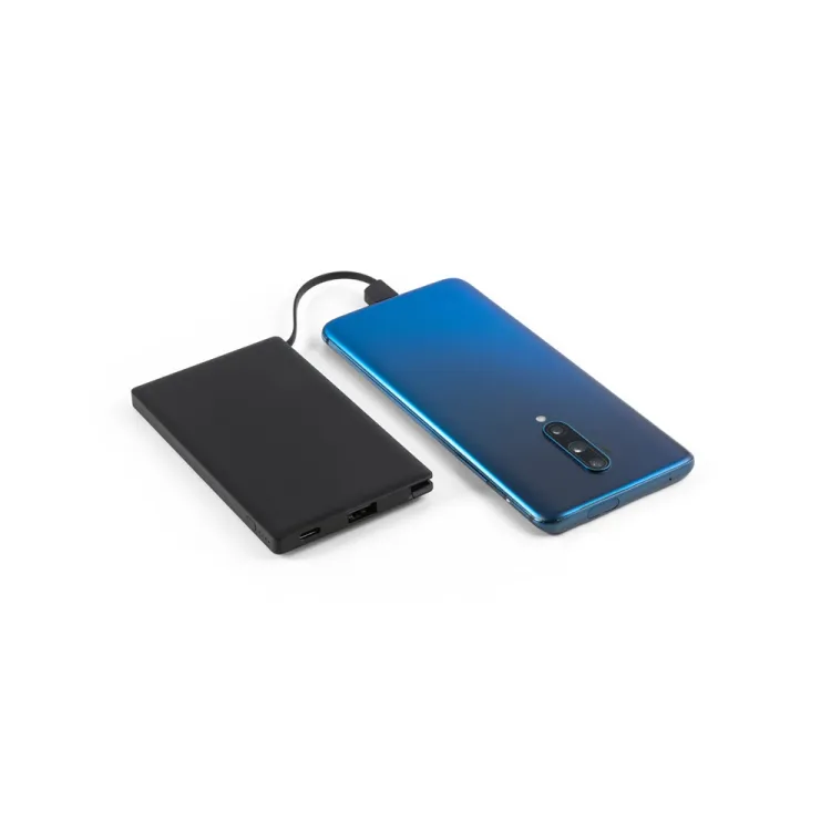 WIGNER. Bateria portátil em ABS 100% reciclado e bateria em lítio 4000 mAh