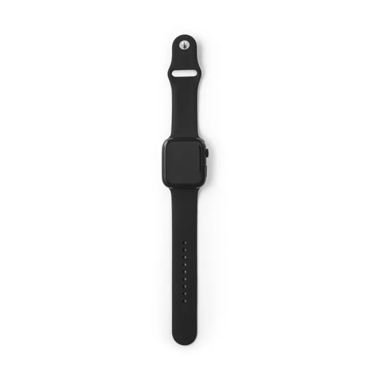 WILES. Relógio inteligente com tela IPS de 185 polegadas com bracelete em silicone e à prova de salpicos de água com IPX4