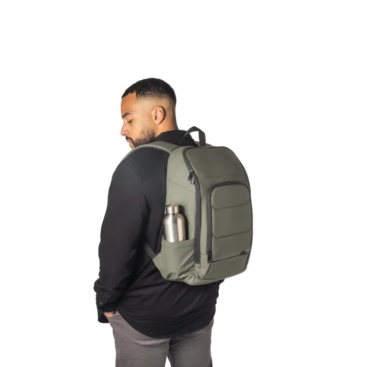 WUHAN. Mochila para notebook em 600D, poliéster reciclado (100% rPET), de alta densidade, com revestimento resistente à água 16