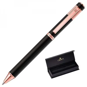 CANETA CROWN RUBI ESF PRETA- KIT
