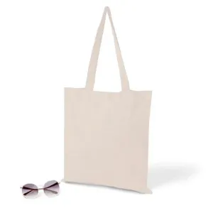 SACOLA / ECOBAG EM ALGODÃO RECICLADO - NATURAL - 38X42CM