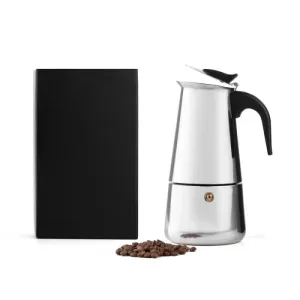 CAFETEIRA ITALIANA EM AÇO INOX - 350 ML