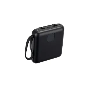 Power Bank 10.000mAh com Lanterna e Multissaídas